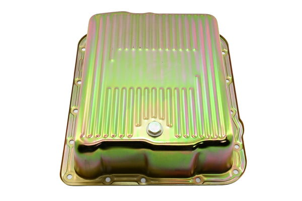 CHEVY-GM 700R4-4L60E-4L65E STEEL TRANSMISSION PAN (DEEP SUMP) - ZINC