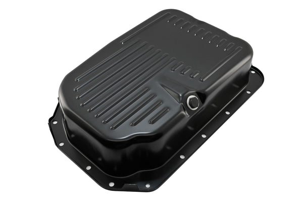 STEEL CHEVY/GM 4L80 4L80E 4L85E TRANSMISSION PAN DEEP - BLACK