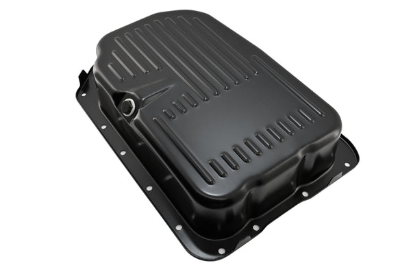 STEEL CHEVY/GM 4L80 4L80E 4L85E TRANSMISSION PAN DEEP - BLACK