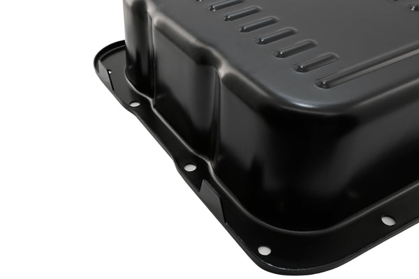 STEEL CHEVY/GM 4L80 4L80E 4L85E TRANSMISSION PAN DEEP - BLACK