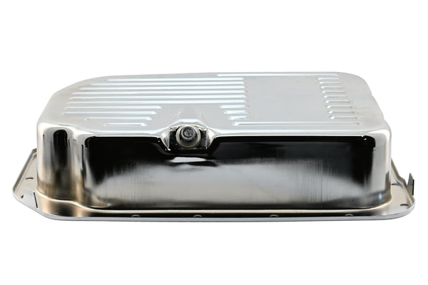 STEEL CHEVY/GM 4L80 4L80E 4L85E TRANSMISSION PAN DEEP - CHROME
