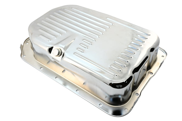 STEEL CHEVY/GM 4L80 4L80E 4L85E TRANSMISSION PAN DEEP - CHROME