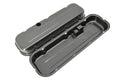 STEEL 1965-95 CHEVY BB 396-427-454-502 SHORT VALVE COVERS 454 LOGO - BLACK