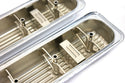 Steel Valve Covers – Fits 1987–2000 Chevy/GMC 5.0L & 5.7L SBC – Ball Milled Center Bolt – Chrome