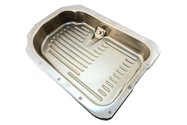 STEEL CHEVY/GM 4L80 4L80E 4L85E TRANSMISSION PAN - CHROME