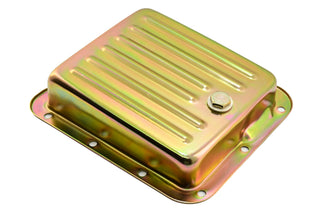 Steel Transmission Pan Fits Ford C4 – Stock Capacity – Case Fill Style – Zinc-Plated