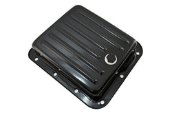 Steel Transmission Pan Fits Ford C4 – Stock Capacity – Case Fill Style – Black