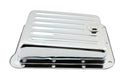 FORD C4 STEEL TRANSMISSION PAN (CASE FILL STYLE) - CHROME