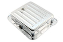 FORD C4 STEEL TRANSMISSION PAN (CASE FILL STYLE) - CHROME