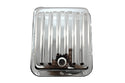 Steel Ford C4 Transmission Pan – Stock Capacity, Chrome Coated (Pan Fill Style)