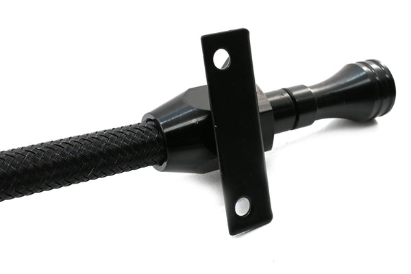 Black Flexible Transmission Dipstick Fits Ford C6 Firewall Mount