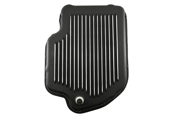 Aluminum Transmission Pan Kit Fits Chevy GM Turbo TH-400 Deep Finned – Black