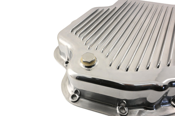 Aluminum Chevy GM Turbo TH-400 Transmission Pan Kit – Polished