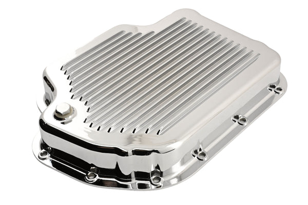 Aluminum Chevy GM Turbo TH-400 Transmission Pan Kit – Chrome