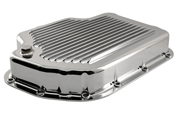 Aluminum Chevy GM Turbo TH-400 Transmission Pan Kit – Chrome