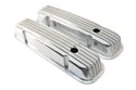 PONTIAC 326-455 POLISHED ALUMINUM VALVE COVERS - FINNED