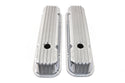 PONTIAC 326-455 POLISHED ALUMINUM VALVE COVERS - FINNED