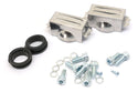 PONTIAC 326-455 POLISHED ALUMINUM VALVE COVERS - FINNED BLACK