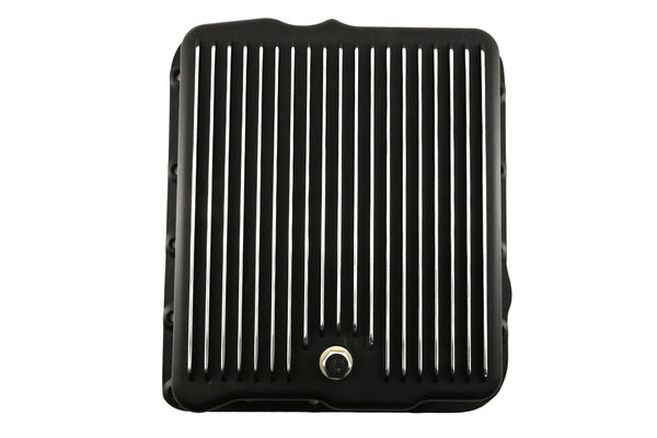 Aluminum Transmission Pan Kit Fits Chevy GM 700R4 4L60E 4L65E Deep Finned – Black