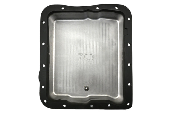 Aluminum Transmission Pan Kit Fits Chevy GM 700R4 4L60E 4L65E Deep Finned – Black