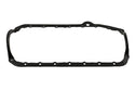 Neoprene Rubber Oil Pan Gasket – Fits 1958–79 Small Block Chevy 283–400 – Thick Front Seal – 2-Piece Rear Main Seal – Black