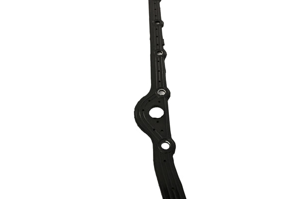 Neoprene Rubber Oil Pan Gasket – Fits 1958–79 Small Block Chevy 283–400 – Thick Front Seal – 2-Piece Rear Main Seal – Black