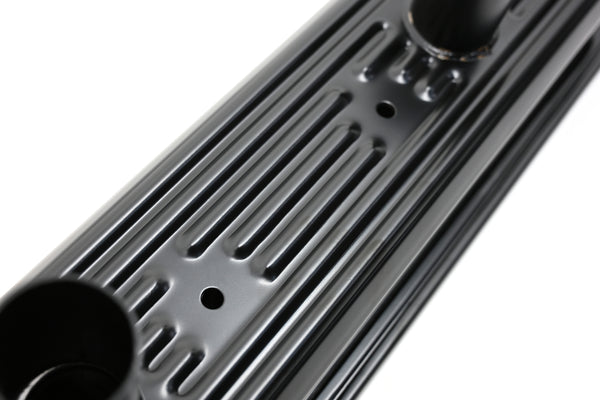 STEEL 1987-2000 CHEVY SB 5.0L 305 5.7L 350 CIRCLE TRACK RACING CENTER BOLT VALVE COVERS - BLACK