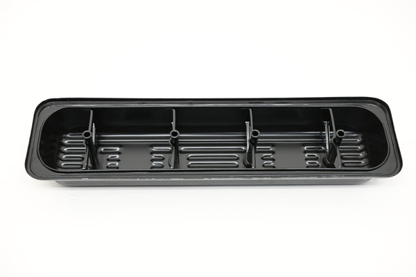 STEEL 1987-2000 CHEVY SB 5.0L 305 5.7L 350 CIRCLE TRACK RACING CENTER BOLT VALVE COVERS - BLACK