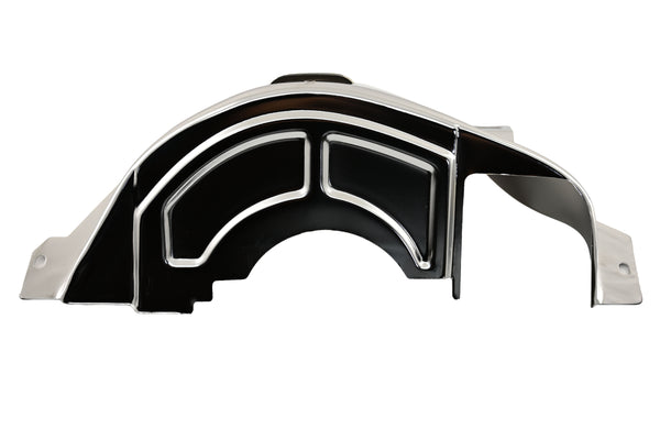 Chevy-GM 700R4 Flywheel Inspection Cover – Chrome Steel