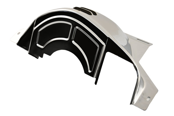 Chevy-GM 700R4 Flywheel Inspection Cover – Chrome Steel
