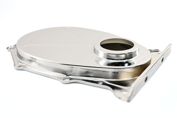 CHRYSLER-MOPAR BIG BLOCK 383-440 STEEL TIMING CHAIN COVER - EDP POLISHED