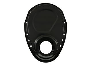 Steel Timing Chain Cover Fits 1955–1995 Chevy SBC 283–400 – Black