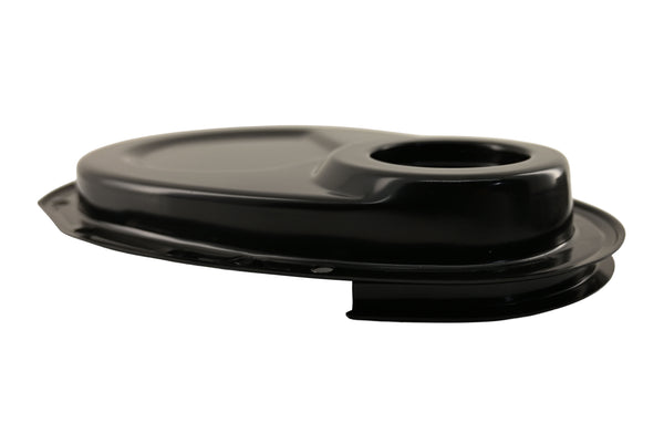 Steel Timing Chain Cover Fits 1955–1995 Chevy SBC 283–400 – Black