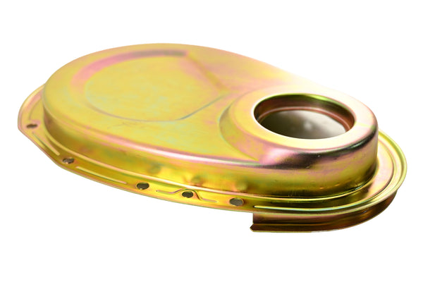 Steel Timing Chain Cover Fits 1955–1995 Chevy SBC 283–400 – Zinc-Plated