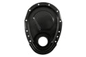 Steel 1955–95 Chevy SB 283–305–327–350–400 Timing Chain Cover with Timing Tab - Black