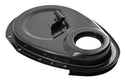 Steel 1955–95 Chevy SB 283–305–327–350–400 Timing Chain Cover with Timing Tab - Black