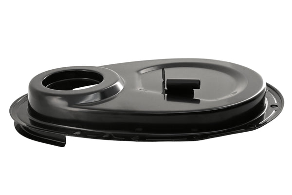 Steel 1955–95 Chevy SB 283–305–327–350–400 Timing Chain Cover with Timing Tab - Black