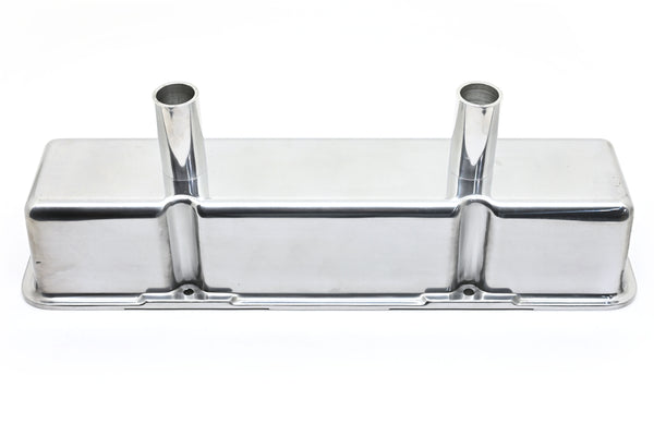 ALUMINUM CHEVY SB 283-350 TALL CIRCLE TRACK VALVE COVERS – POLISHED