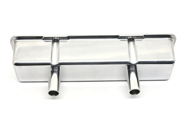 ALUMINUM CHEVY SB 283-350 TALL CIRCLE TRACK VALVE COVERS – POLISHED