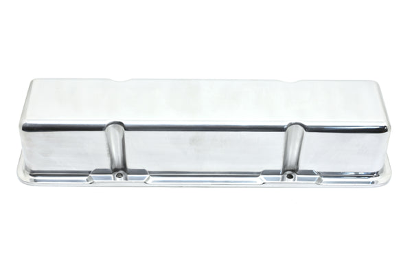 ALUMINUM CHEVY SB 283-350 TALL CIRCLE TRACK VALVE COVERS – POLISHED