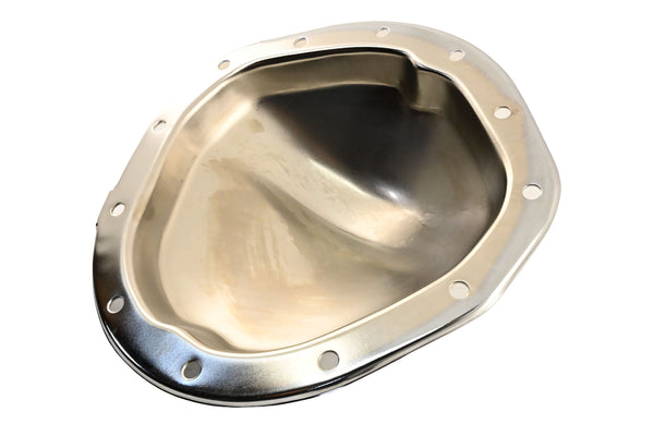 1962-82 CHEVY-GMC TRUCK CHROME STEEL REAR DIFFERENTIAL COVER - 12 BOLT W- 8.75" RING GEAR