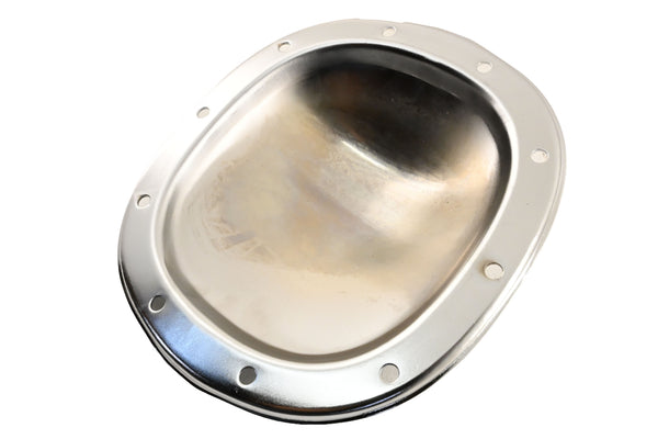 1978-UP CHEVY-GM CHROME STEEL REAR DIFFERENTIAL COVER - 10 BOLT W- 7.5"-7.625" RING GEAR