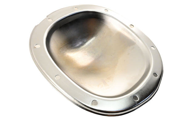 1978-UP CHEVY-GM CHROME STEEL REAR DIFFERENTIAL COVER - 10 BOLT W- 7.5"-7.625" RING GEAR
