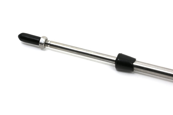 19 ft (228") Universal Push/Pull Throttle Cable - Stainless Steel Core, PTFE Lined, Zero Friction