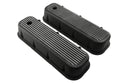 Aluminum Valve Covers with Bolt Kit Fits 1965–1995 Big Block Chevy BBC 396–502 – Tall – Finned – Black
