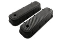 Aluminum Valve Covers with Bolt Kit Fits 1965–1995 Big Block Chevy BBC 396–502 – Tall – Finned – Black