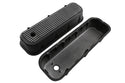 Aluminum Valve Covers with Bolt Kit Fits 1965–1995 Big Block Chevy BBC 396–502 – Tall – Finned – Black