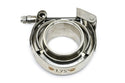 Interlocking V-Band Exhaust Clamp Kit with Male/Female Flanges – 3.25 Inch (83.3mm) 304 Stainless Steel