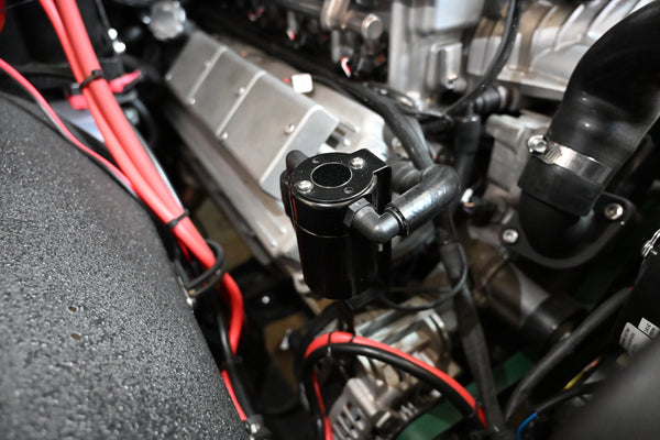 Hellcat Oil Catch Can Separator -Black