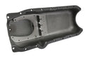 Black Aluminum Oil Pan | Retro Finned | 1980–1985 Chevy Small Block 262–400 | Stock Capacity | Baffled
